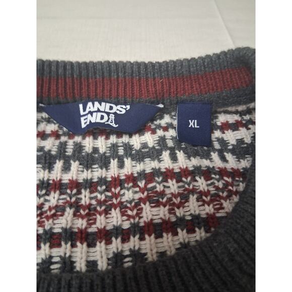 Lands' End Dog Family Holiday Sweater, Cream, Size XL Dog Sweater Bears - Picture 8 of 13